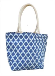 Blue Jute Designer Beach Bags